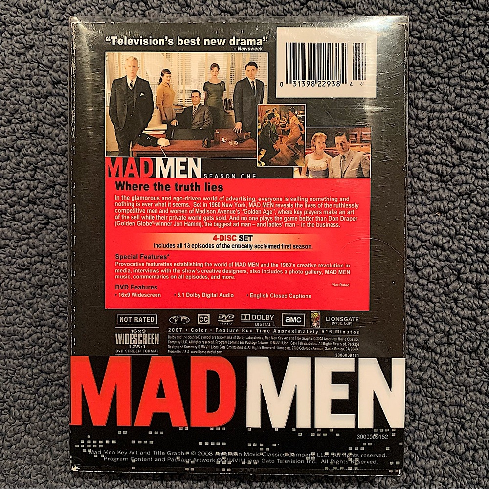Mad Men seasons 1-3 dvds - Picture 2 of 4
